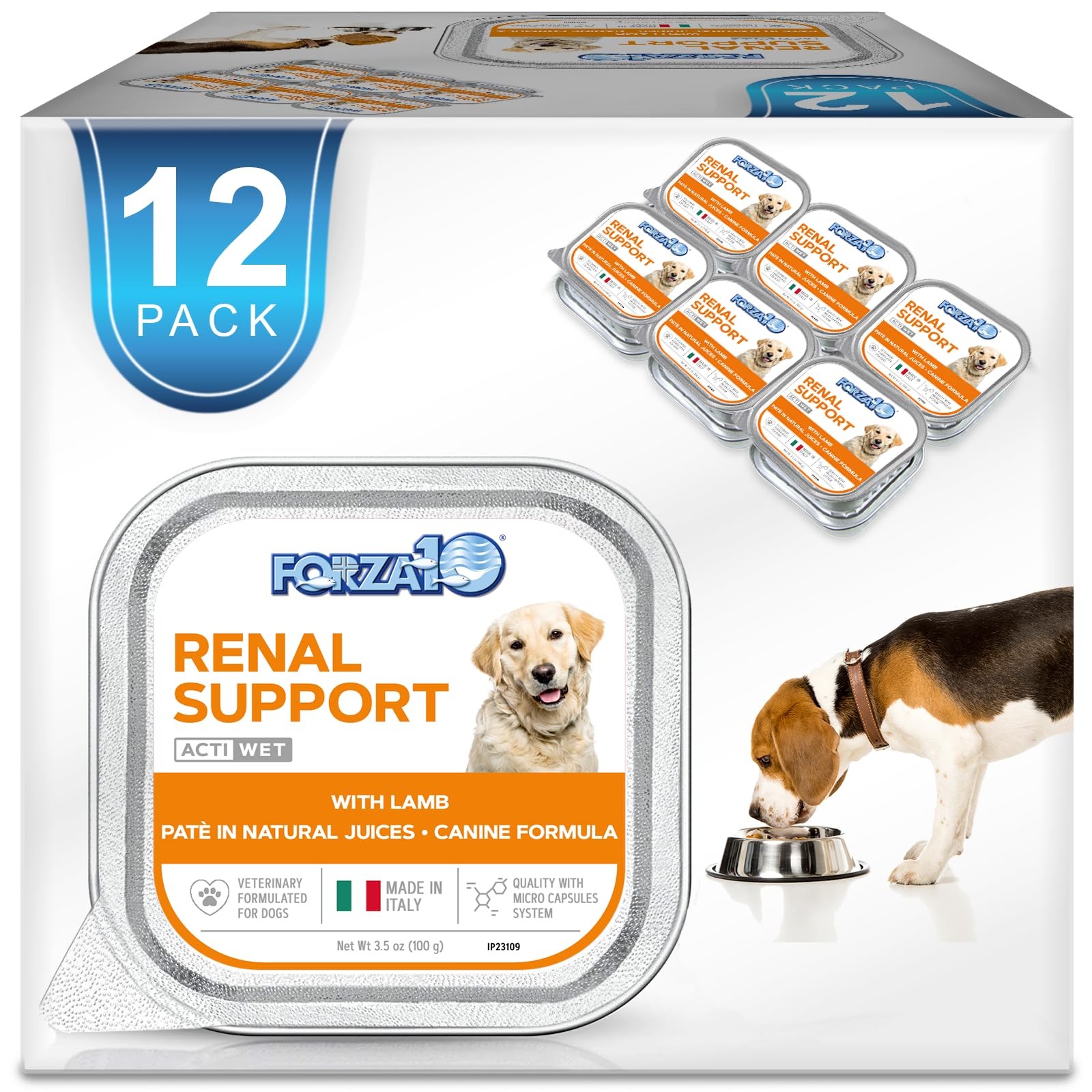 , Vet Formulated Wet Dog Food For Kidney Support, Non-gmo, Lamb Fla...