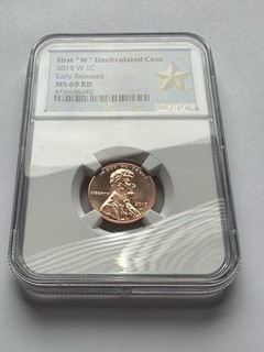 2019 W Uncirculated Lincoln Shield Cent Early Releases Ngc 69 RD