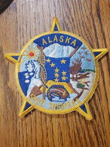 Vintage Alaska State Troopers uniform patch.