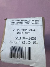 Superior Valve Company 2CFA 10S  Brass Cartridge Shell 5/8 ODS Angle Type NIB