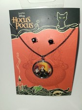 Disney Hocus Pocus Necklace and Earring Set
