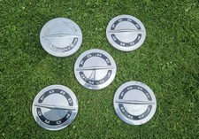 Set Of 5 1964 Ford Galaxie Hubcaps 10.5 Stainless Hipo R Code Fairlane 4 15whl