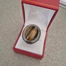 Tiger's eye ring