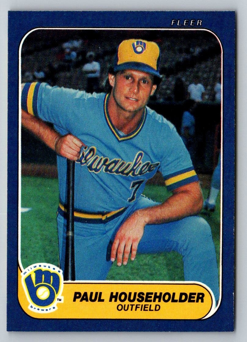1986 Fleer #491 Paul Householder