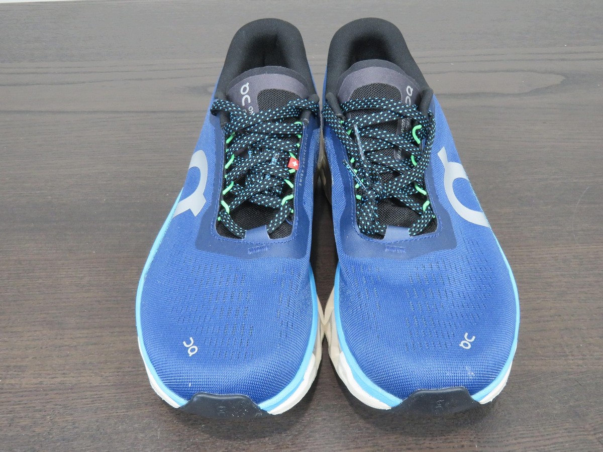On Cloudmonster 2 Shoes Mens 9 Blue Running Sneakers Walking Gym