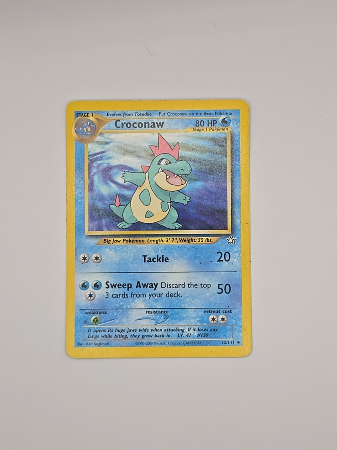 Croconaw 32/111 Neo Genesis Regular