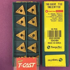 10pc  TaeguTec  TNMG 160408-MT   TNMG 332-MT   Carbide Inserts TT1300🎯Machinist