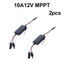 2pcs MPPT Solar Charge Controller 10A 12V for Gel,LiFePO  ,AGM Battery