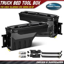 Left Right Truck Bed Storage Box Toolbox For Chevy Silverado Gmc Sierra 99-07 Left Right Truck Bed Storage Box Toolbox For Chevy Silverado Gmc Sierra 99-07