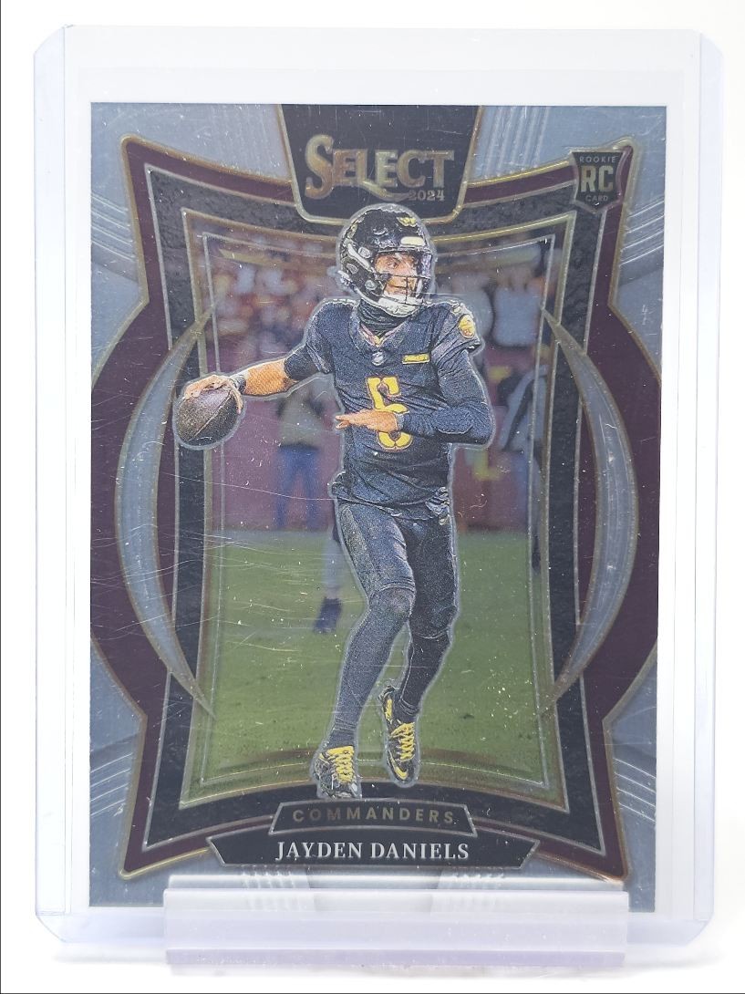 JAYDEN DANIELS 2024 SELECT CONCOURSE ROOKIE FOOTBALL COMMANDERS RC Q3384