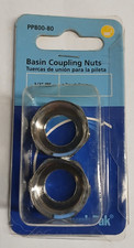 PLUMB PAK PP800-80 BASIN COUPLING NUTS 1/2" IPS ROUGH BRASS