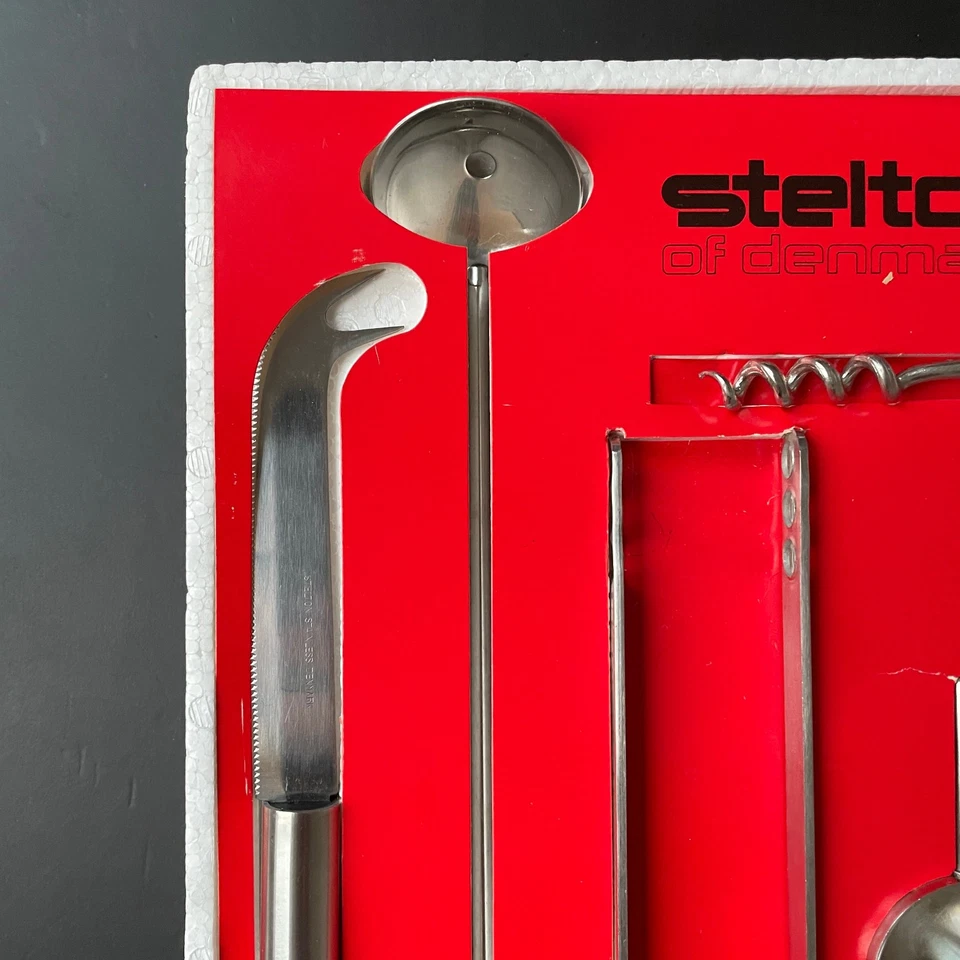 Retro Stelton Cocktail Set 6 pcs - Danish design Arne Jacobsen & Peter Holmblad - Immagine 4 di 4