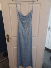 Gorgeous Long Blue Open Back Dress NWT 10/12 Dress Occassion