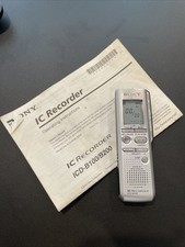 Sony ICD-B100 16 MB Handheld Digital Voice Recorder w/ Manual  New Batt TESTED