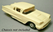 Resin HO SLOT CAR scale 1958 Ford Thunderbird Tbird paintable body t-jet mounts
