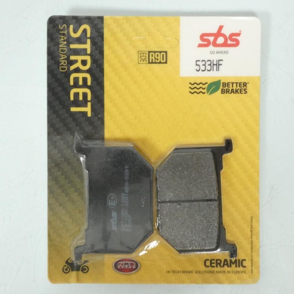 Plaquette de frein SBS 250 GN garniture céramique avant moto Suzuki