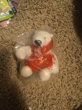 Coca Cola Polar Bear Plush 4" New In Bag With Tags