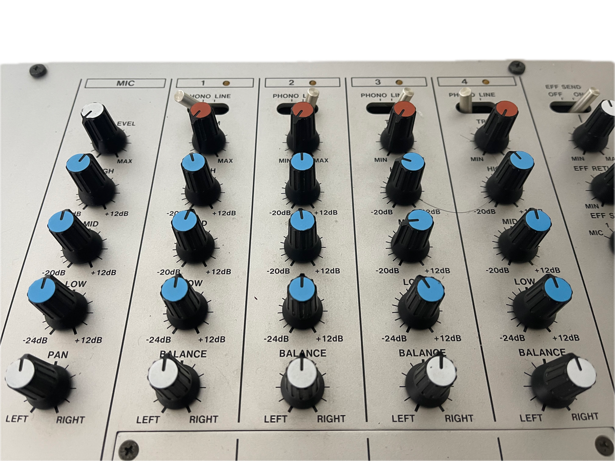 Technics SH-MX1200 4-Channel DJ Audio Mixer Analog EQ Crossfader