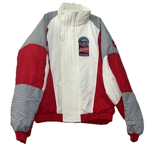 Vintage 1994 Super Bowl coat mens size xl coca cola patch flaw e2050 - product listing photo