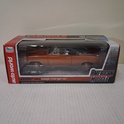 AUTO WORLD 1/18 Diecast BRONZE 1968 DODGE CHARGER R/T SPECIAL 1 OF 1002 Copper