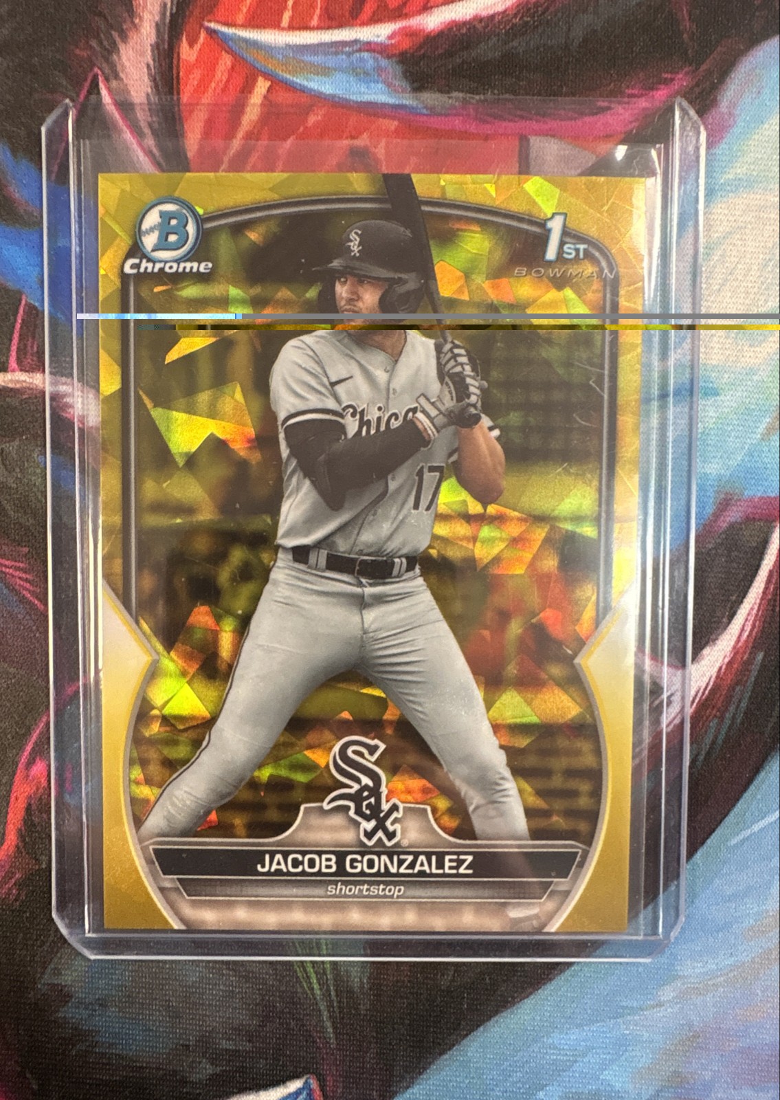 2023 Bowman Chrome Draft Sapphire Edition - Jacob Gonzalez #BDC-167 Yellow /75