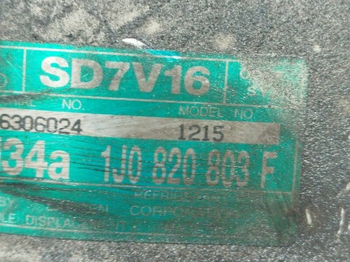 1J0820803 klimakompressor SKODA OCTAVIA BERLINA 1U2 TOUR 2004 466146