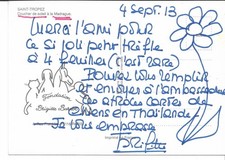 Sehr selten - Original handschriftliche Nachr...