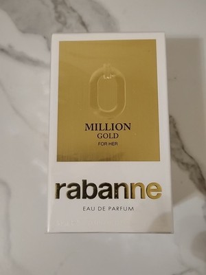 Paco Rabanne Million Gold for Her Eau de Parfum, 1 Oz SEALED    
