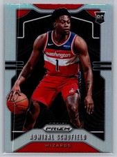 2019-20 Panini Prizm #280 Admiral Schofield Prizms Silver Washington Wizards