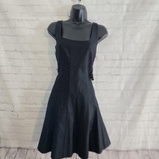 NWT Banana Republic Fit & Flare Black Tennis Dress Sz 6 Party Little Black Dress