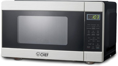 0.9 Cu Ft Microwave with 10 Power Levels, Push Button and Child Lock, 900 Watt M