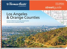 Los Angeles & Orange Counties , CA Thomas Guide, by Rand McNally, 57th Ed, 2025