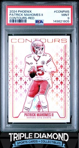 2024 Panini Phoenix Patrick Mahomes II Contours Red #/99 PSA 9 Mint Y727