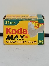 Kodak MAX 800 Versatility Plus 35mm Film  Sealed Box Expired 2003