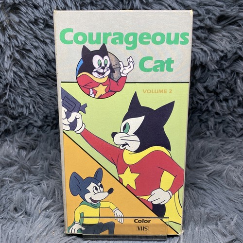 Courageous Cat Volume 2 VHS Tape 1985 Animated Kids Cartoon Classic Rare - Picture 2 of 8