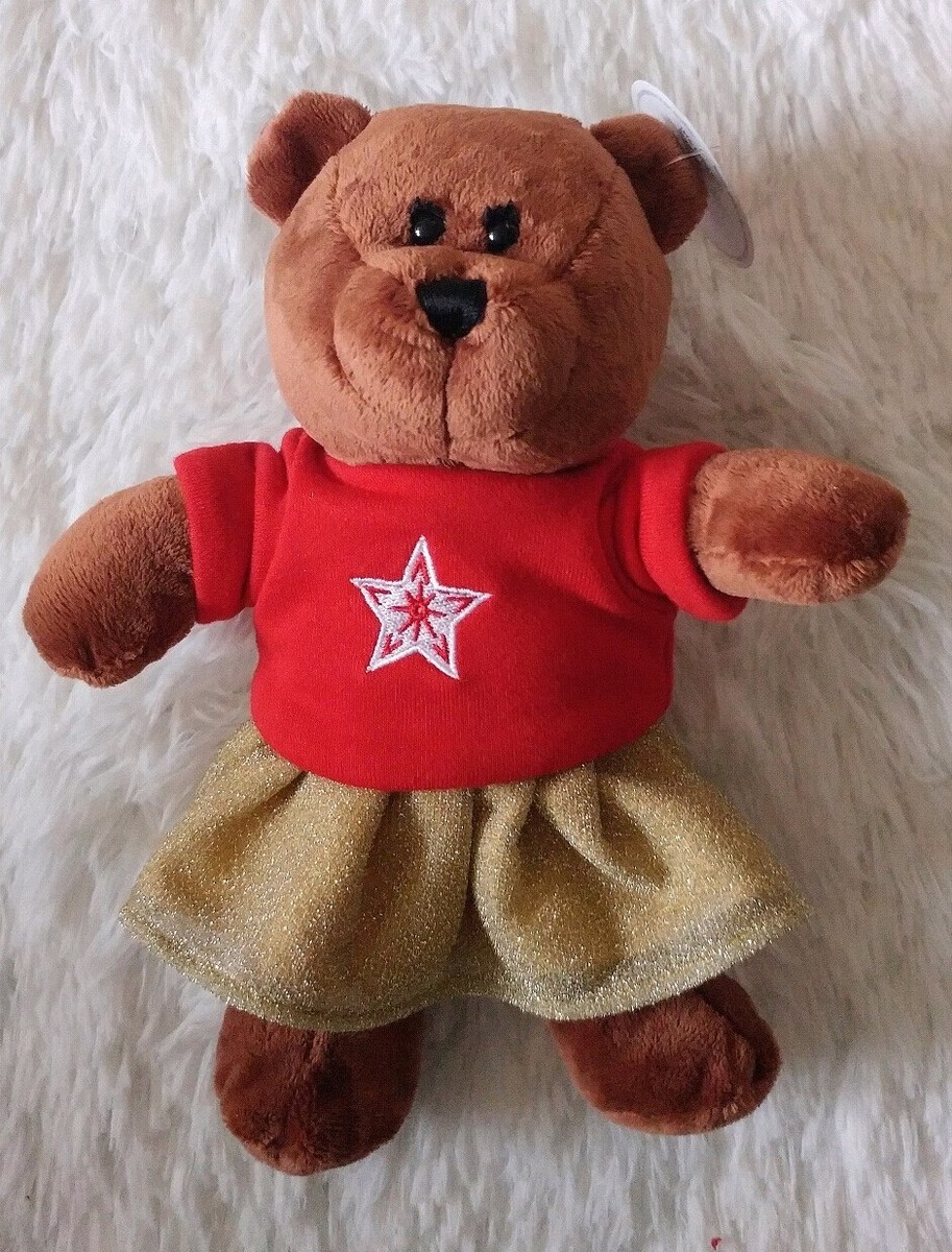 Starbucks Limited Edition 2018 Bearist Bear Girl Plush Star Dress 10 New