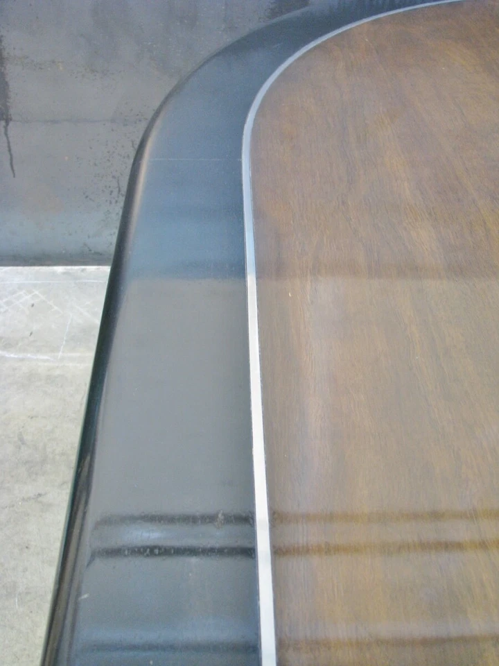 高端定制 Karl Mann 椭圆形餐桌,核桃色 132 英寸长 20K 全新 — 第 4/4 张图片