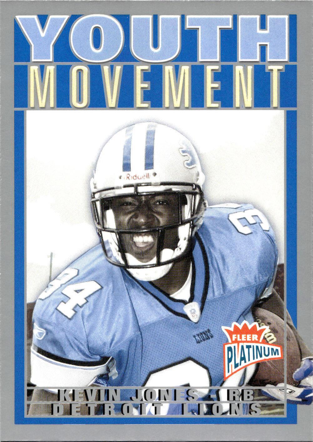 2004 Fleer Platinum #2 YM Kevin Jones Youth Movement | eBay