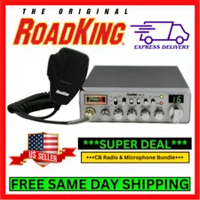 RoadKing 40 Channel Classic CB Radio - Large Digital Display Full 4 Watts Power