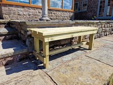Wooden bench handy patio furniture garden bench tanalised garden seat