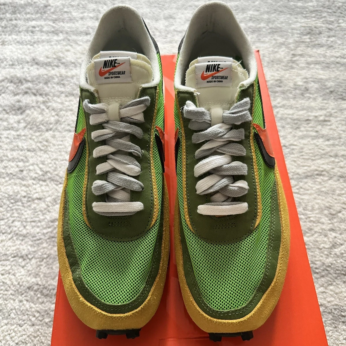 Nike sacai x LDWaffle Green Gusto for Sale | Authenticity