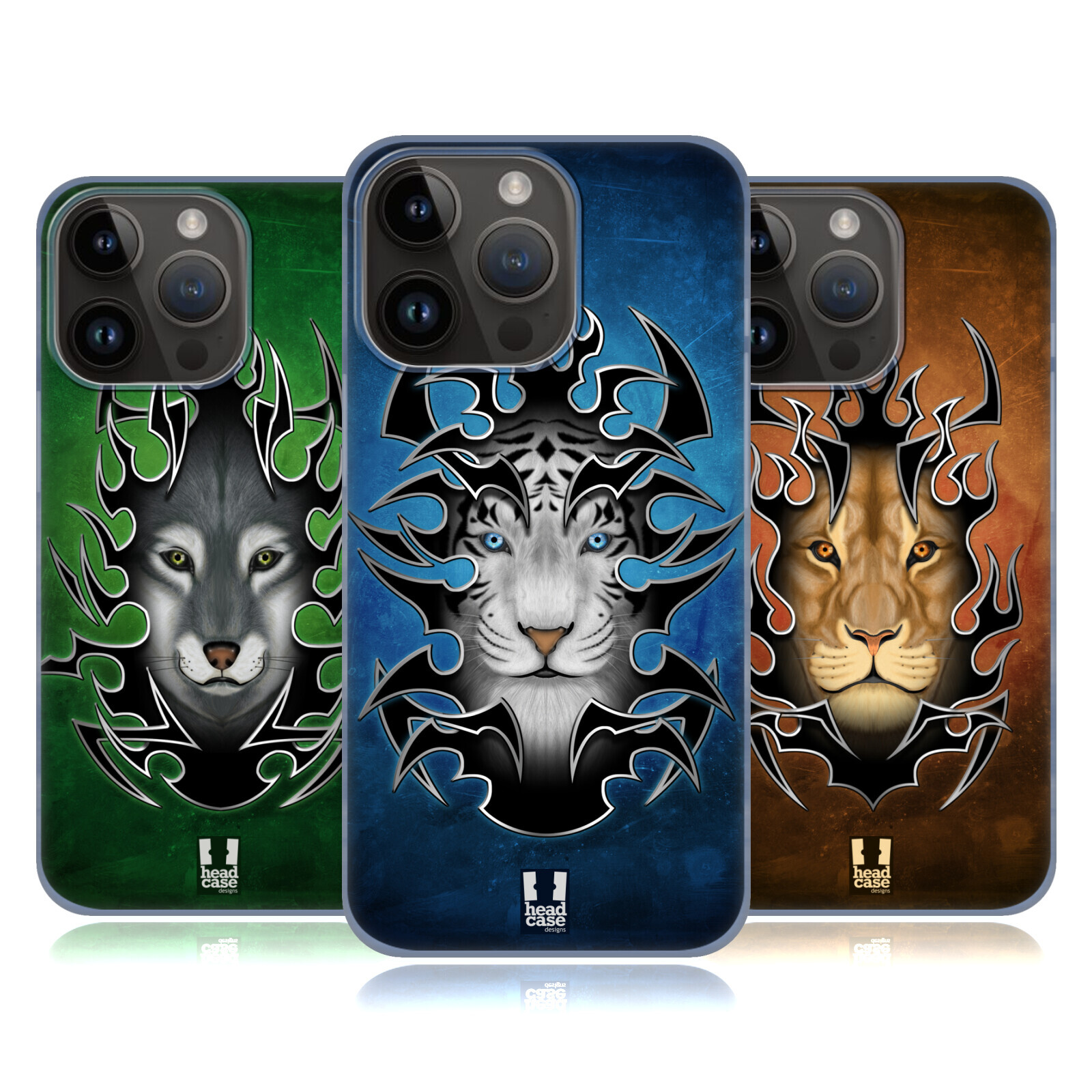 HEAD CASE DESIGNS TRIBAL ANIMALS HARD BACK CASE FOR APPLE iPHONE PHONES