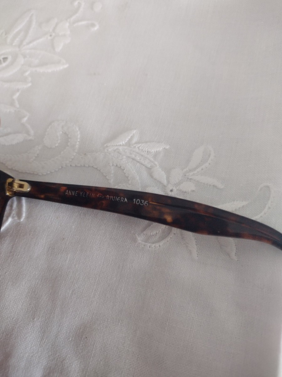 Vintage Anne Klein for Riviera Sunglasses 1036 TORTOISE Cat  display picture 2