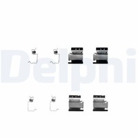 Delphi LX0313 ZubehöRsatz, Scheibenbremsbelag FüR Peugeot Renault
