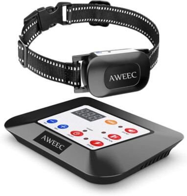 Aweec Wireless Dog Fence, 2-in-1 Electric Training Collar (AMAZON