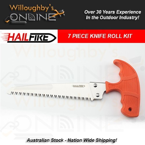 HAILFIRE Butcher & Field Dressing Kit Game Processing 8 Piece Hunting Knife Roll