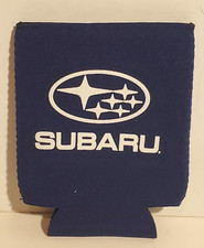 SUBARU AUTO CAR ABSORBENT NEOPRENE FOAM CAN BOTTLE HOLDER COOZIE WITH HANDLE
