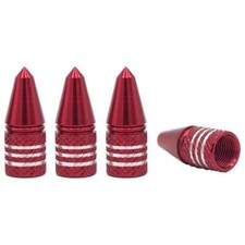 4 Pièces YOU.S Bouchons De Valve Spike En Rouge Pour Auto PKW LKW Moto