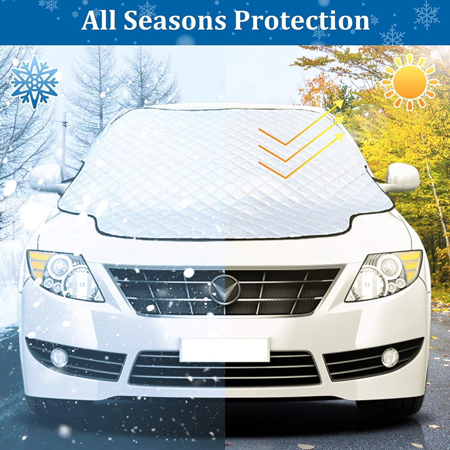 Windscreen Cover Car Window Screen Frost Ice Large Snow Dust