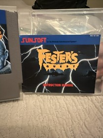 Nintendo Entertainment System (NES) Fester's Quest - Cartridge & Manual